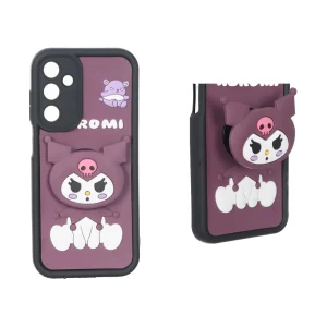 قاب Solid Case پاپ سوکت عروسکی برجسته Samsung Galaxy A25 5G - طرح 88