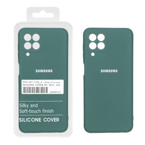قاب نیو سیلیکون محافظ لنزدار RFF مدل Samsung Galaxy M33 5G - سبز (پک دار)
