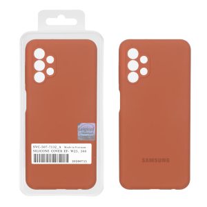 قاب سیلیکونی پاک کنی اورجینال Master Quality مدل Samsung Galaxy A13 4G - قهوه ای روشن (پک دار)