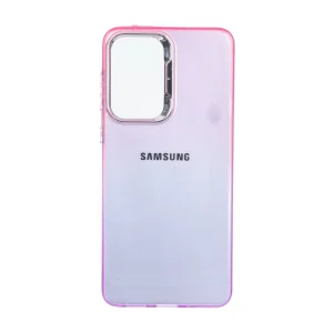 قاب SO COOL لنز متال لوگودار دور رنگی Samsung Galaxy A33 - صورتی بنفش