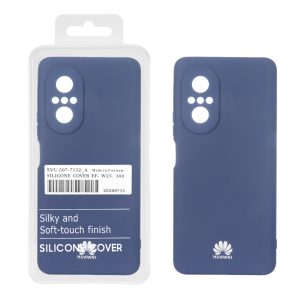 قاب نیو سیلیکون محافظ لنزدار RFF مدل Huawei Nova 9 SE - سرمه ای (پک دار)