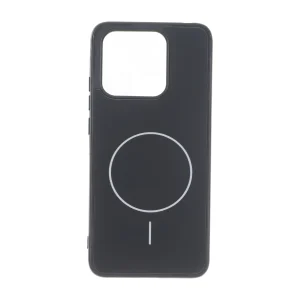 قاب طرح PVD مات طرح مگ سیف Xiaomi Redmi 10C / Redmi 10 Power / Poco C40 - مشکی