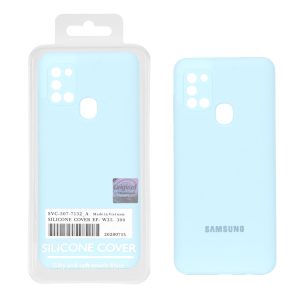قاب سیلیکونی پاک کنی اورجینال Master Quality مدل Samsung Galaxy A21s - آبی آسمانی (پک دار)