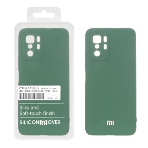 قاب نیو سیلیکون محافظ لنزدار RFF مدل Xiaomi Redmi Note 10 Pro 5G / Poco X3 GT - سبز (پک دار)