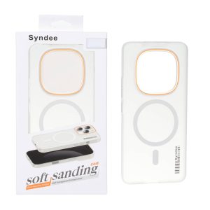 قاب اورجینال Syndee پشت مات MagSafe مدل Xiaomi Redmi Note 15 Pro 4G - سفید (پک دار)