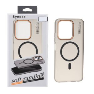 قاب اورجینال Syndee پشت مات MagSafe نسخه گلوبال Xiaomi Redmi 15C / Poco C85 - مشکی (پک دار)