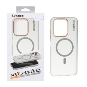 قاب اورجینال Syndee پشت مات MagSafe نسخه گلوبال Xiaomi Redmi 15C / Poco C85 - خاکستری (پک دار)