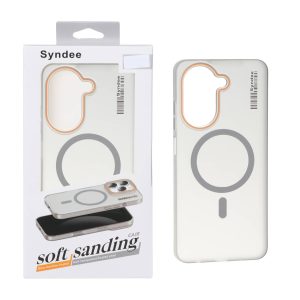 قاب اورجینال Syndee پشت مات MagSafe مدل Xiaomi Redmi A5 / Poco C71 - خاکستری (پک دار)