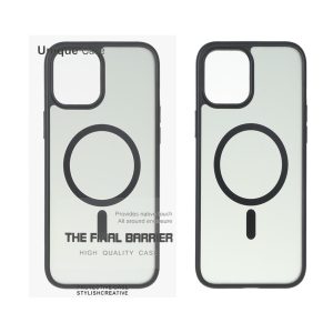 قاب Unique Case مات دودی MagSafe مدل Apple iPhone 12 Pro Max - مشکی (پک دار)