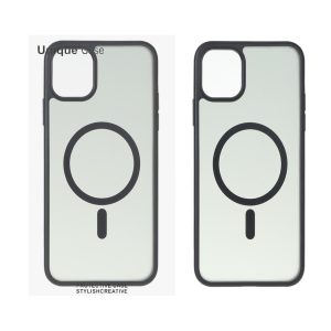 قاب Unique Case مات دودی MagSafe مدل Apple iPhone 11 Pro Max - مشکی (پک دار)