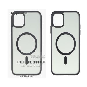 قاب Unique Case مات دودی MagSafe مدل Apple iPhone 11 - مشکی (پک دار)
