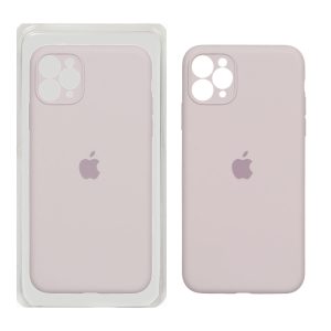 قاب سیلیکونی پاک کنی اورجینال ++A مدل Apple iPhone 11 Pro Max - کالباسی (پک دار)