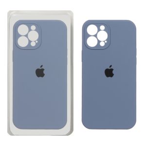 قاب سیلیکونی پاک کنی اورجینال ++A مدل Apple iPhone 12 Pro Max - فیلی (پک دار)