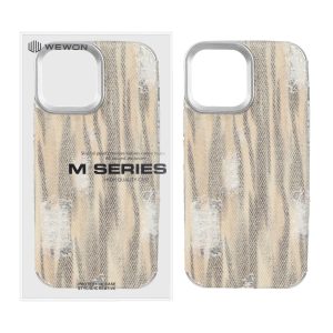 قاب Wewon طرح جیر زاپ دار Apple iPhone 13 Pro Max - طرح 3 (پک دار) - MPS