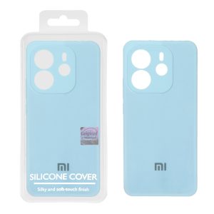 قاب سیلیکونی پاک کنی اورجینال Master Quality مدل Xiaomi Redmi Note 14 4G - آبی آسمانی (پک دار)
