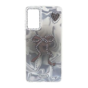 قاب Silver Cloud پاپیون نگین دار Samsung Galaxy S20 FE - قهوه ای
