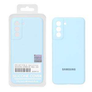 قاب سیلیکونی پاک کنی اورجینال Master Quality مدل Samsung Galaxy S21 FE - آبی آسمانی (پک دار)