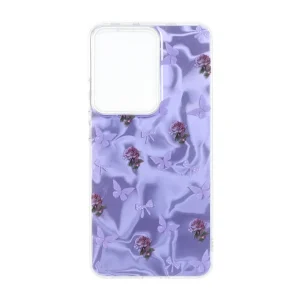 قاب Silver Cloud دور ژله ای طرح دار Xiaomi Poco X7 Pro - کد 108