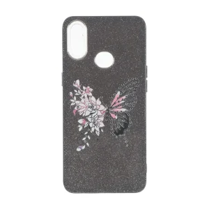 قاب اکلیلی ButterFly نگین دار Samsung Galaxy A10s - مشکی