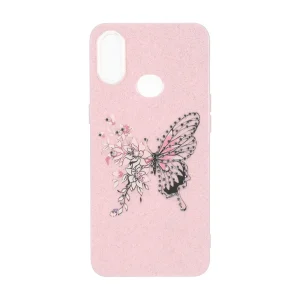قاب اکلیلی ButterFly نگین دار Samsung Galaxy A10s - صورتی