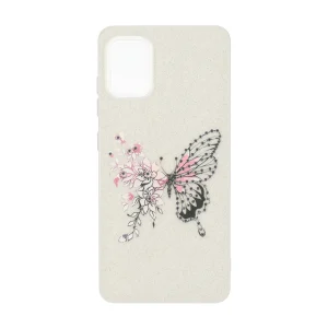 قاب اکلیلی ButterFly نگین دار Samsung Galaxy A51 / M40s - کرم
