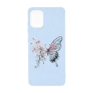 قاب اکلیلی ButterFly نگین دار Samsung Galaxy A51 / M40s - آبی