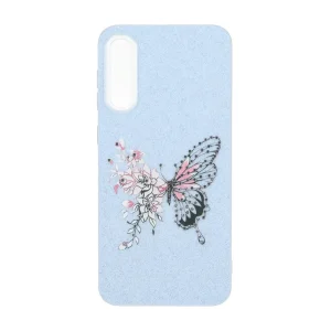 قاب اکلیلی ButterFly نگین دار Samsung Galaxy A50 / A50s / A30s - آبی