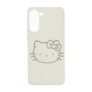 قاب اکلیلی Kitty نگین دار Samsung Galaxy S21 FE - کرم
