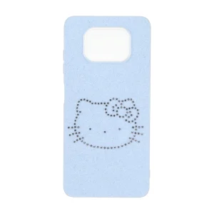 قاب اکلیلی Kitty نگین دار Xiaomi Poco X3 / Poco X3 Pro / Poco X3 NFC - آبی