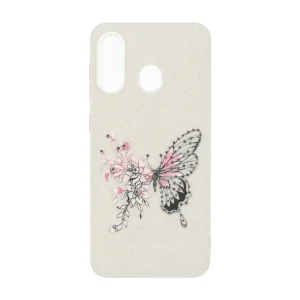 قاب اکلیلی ButterFly نگین دار Samsung Galaxy A30 / A20 - کرم