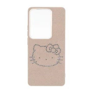 قاب اکلیلی Kitty نگین دار Xiaomi Redmi Note 14S / Note 13 Pro 4G / Poco M6 Pro 4G - نسکافه ای