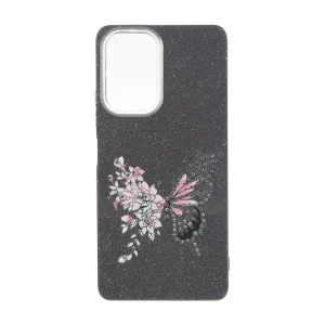 قاب اکلیلی ButterFly نگین دار Xiaomi Redmi Note 10 Pro 4G / Redmi Note 10 Pro Max - مشکی