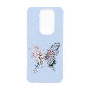 قاب اکلیلی ButterFly نگین دار Xiaomi Redmi Note 8 Pro - آبی