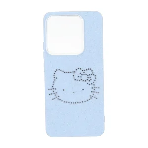 قاب اکلیلی Kitty نگین دار Xiaomi Redmi Note 14 4G - آبی