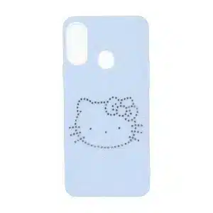 قاب اکلیلی Kitty نگین دار Samsung Galaxy A20s - آبی