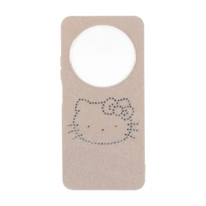 قاب اکلیلی Kitty نگین دار Xiaomi Redmi 14C / Redmi A3 Pro / Redmi A4 / Poco C75 - نسکافه ای