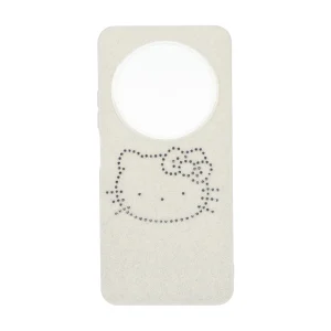 قاب اکلیلی Kitty نگین دار Xiaomi Redmi 14C / Redmi A3 Pro / Redmi A4 / Poco C75 - کرم
