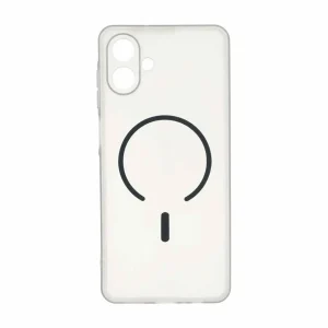 قاب ژله ای مات طرح مگ سیف Power محافظ لنزدار Samsung Galaxy A07 - مشکی