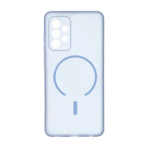قاب ژله ای مات طرح مگ سیف Power محافظ لنزدار Samsung Galaxy A52 / A52s - آبی