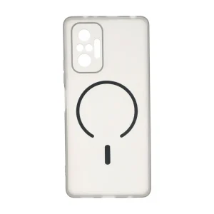 قاب ژله ای مات طرح مگ سیف Power محافظ لنزدار Xiaomi Redmi Note 10 Pro 4G / Redmi Note 10 Pro Max - مشکی