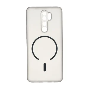 قاب ژله ای مات طرح مگ سیف Power محافظ لنزدار Xiaomi Redmi Note 8 Pro - مشکی