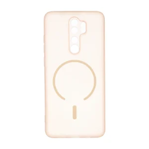 قاب ژله ای مات طرح مگ سیف Power محافظ لنزدار Xiaomi Redmi Note 8 Pro - نسکافه ای
