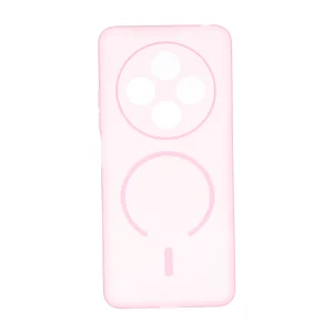 قاب ژله ای مات طرح مگ سیف Power محافظ لنزدار Xiaomi Redmi 14C / Redmi A3 Pro / Redmi A4 / Poco C75 - صورتی