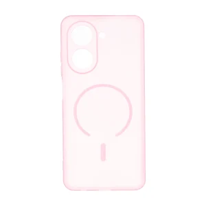 قاب ژله ای مات طرح مگ سیف Power محافظ لنزدار Xiaomi Redmi A5 / Poco C71 - صورتی
