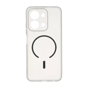 قاب ژله ای مات طرح مگ سیف Power محافظ لنزدار Xiaomi Redmi 15C / Poco C85 - مشکی