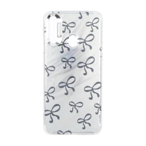 قاب Pucker هفت رنگ دور ژله ای مات لنز کروم Samsung Galaxy A20s - طرح 12
