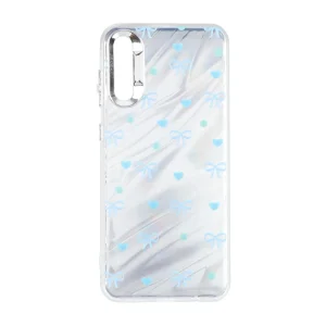 قاب Pucker هفت رنگ دور ژله ای مات لنز کروم Samsung Galaxy A50 / A50s / A30s - طرح 57