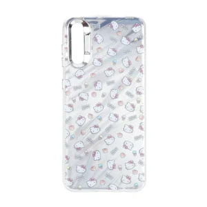 قاب Pucker هفت رنگ دور ژله ای مات لنز کروم Samsung Galaxy A50 / A50s / A30s - طرح 60