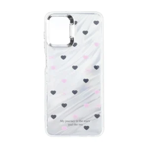 قاب Pucker هفت رنگ دور ژله ای مات لنز کروم Samsung Galaxy A12 / M12 / F12 - طرح 83