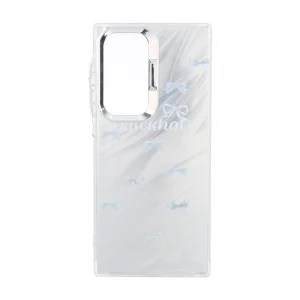 قاب Pucker هفت رنگ دور ژله ای مات لنز کروم Samsung Galaxy S23 Ultra - طرح 92